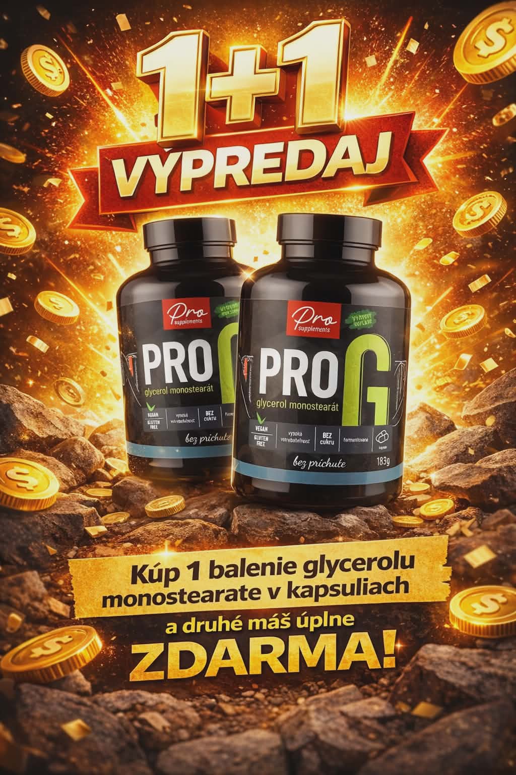 PRO G Glycerol 1+1 zdarma